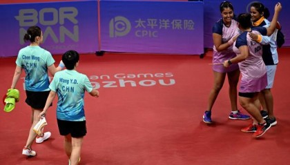 开云-两对世界冠军组合输给外敌 国乒无缘亚运女双四强