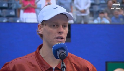 辛纳：第二周在幕后看到的人更少了，这表明我仍然在这里